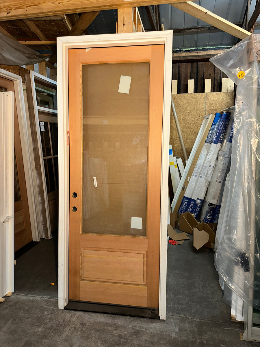 Fir 3' x 8' 3/4 Lite Exterior Door Clear - Brunswick, GA - Lang Building  Supply, image size:900x1200