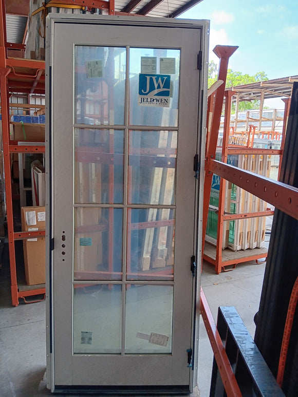 3' x 8' Jeldwen Aluminum Clad Door