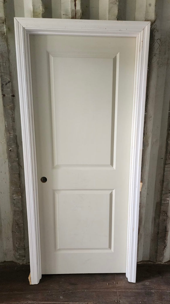 Hollow Core 2 Panel - Split Jamb Pre-hung Interior Door 356 Casing