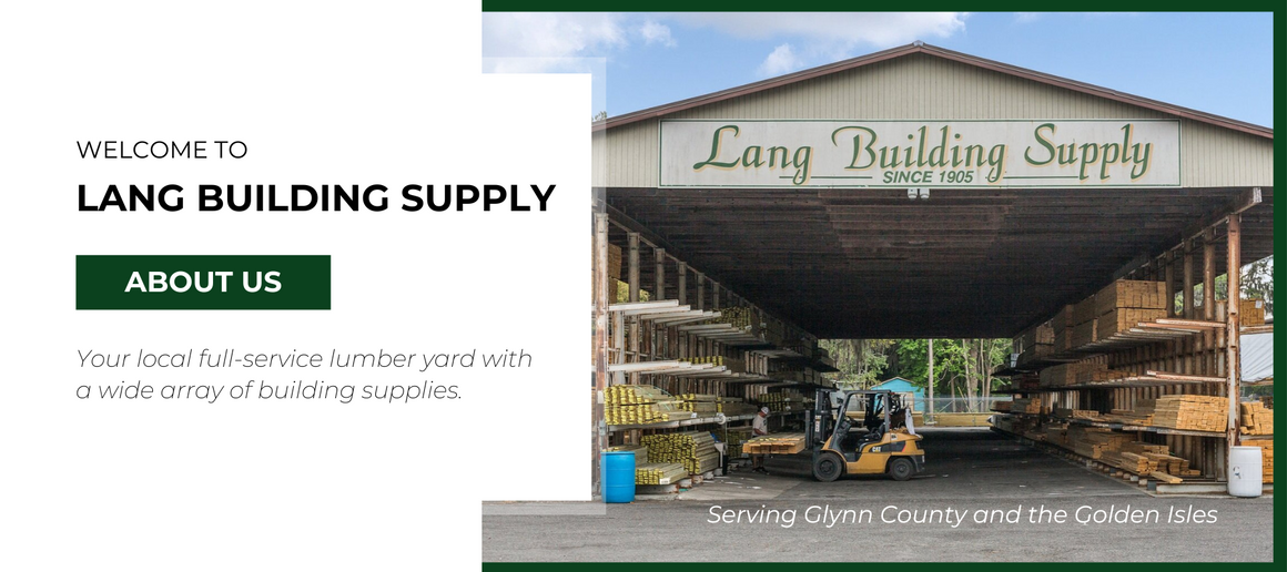 Building Materials Store Brunswick, GA Lang Building Supply